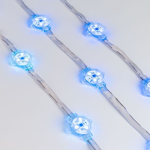 Модуль управляемый Arlight VISOR-SPI-5060-3-12V RGB 120deg (D30x16mm, 0.75W, IP68) 029377