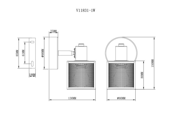 Спот Moderli Suspent V11831-1W