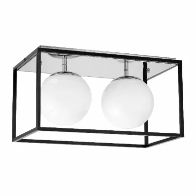 Потолочный светильник Lumina Deco Maldini LDC 8060-2 CHR+BK