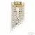 Настенный светильник Bohemia Ivele Crystal 83401BL/15IV-33 G R