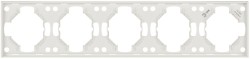 Рамка для розеток и выключателей ЭРА Arktik 16-5005-01 на 5 постов белый Б0070584