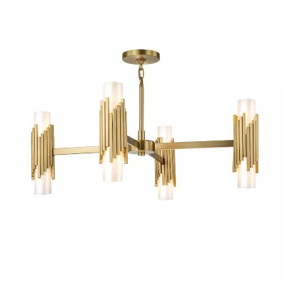 Подвесная люстра Elstead Lighting MARVELE8-AB-OPAL