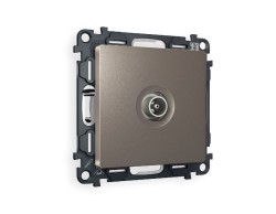 Комплект механизма TV розетки оконечной 50-870 MHz 1dB Ambrella Volt Alfa MA643010