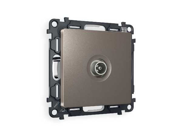 Комплект механизма TV розетки оконечной 50-870 MHz 1dB Ambrella Volt Alfa MA643010