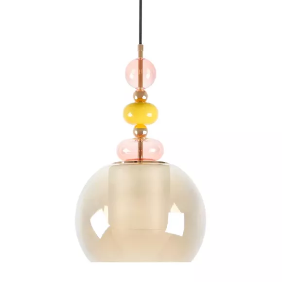 Подвесной светильник Myfar Louis MR2501-1P, Золото, Светло-коричневый, Коричневый, крупный план