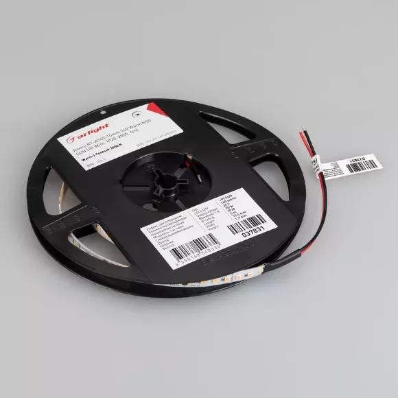 Светодиодная лента Arlight RT-A140-10mm 24V Warm3000 SUN (20 W/m, IP20, 2835, 5m) 037831