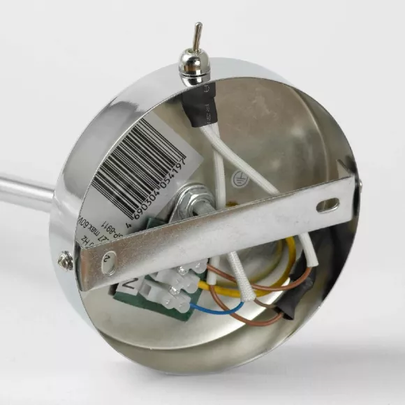 Бра Lussole Clay LSP-8911, Хром, Белый, Металл, вид сверху Бра Lussole Clay LSP-8911, Хром, Белый, Металл, вид сверху