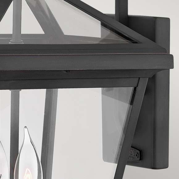 Уличный настенный светильник Hinkley QN-ALFORD-PLACE2-M-MB