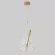 Подвесной светильник Crystal Lux FROZEN SP1 BRASS, Латунь, Прозрачный, Металл