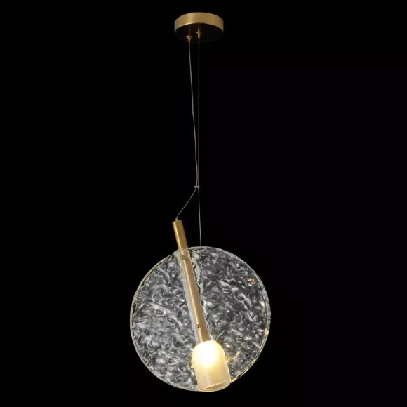 Подвесной светильник Crystal Lux FROZEN SP1 BRASS, Модерн Подвесной светильник Crystal Lux FROZEN SP1 BRASS, Модерн