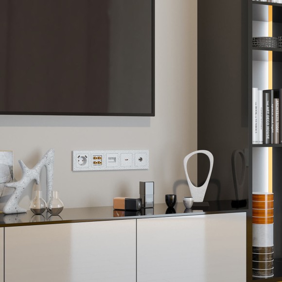 Лицевая панель Werkel Hammer белый 4690389162985