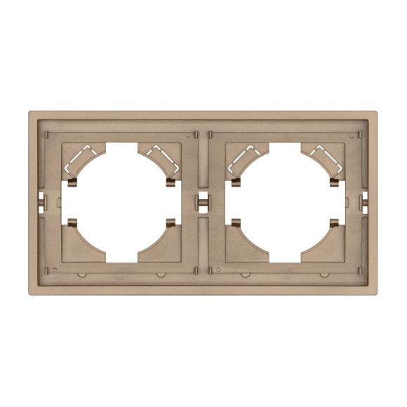 Рамка пластиковая на 2 поста Arlight FRM-TENDO-PL-2-GD 053842