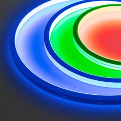 Светодиодная герметичная лента Arlight WAVE-TOP-PU-H120-10x10mm 24V RGB (10 W/m, IP68, 3m, wire x1) 052639