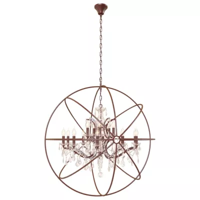 Подвесная люстра LOFT IT Foucaults orb crystal Loft1897/15