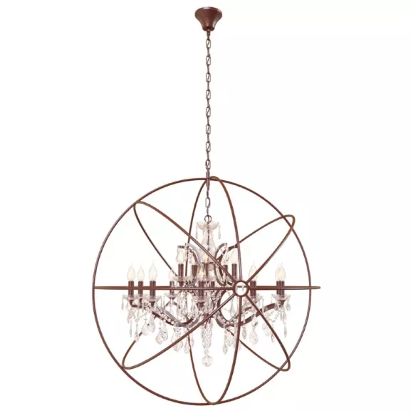 Подвесная люстра LOFT IT Foucaults orb crystal Loft1897/15 Подвесная люстра LOFT IT Foucaults orb crystal Loft1897/15