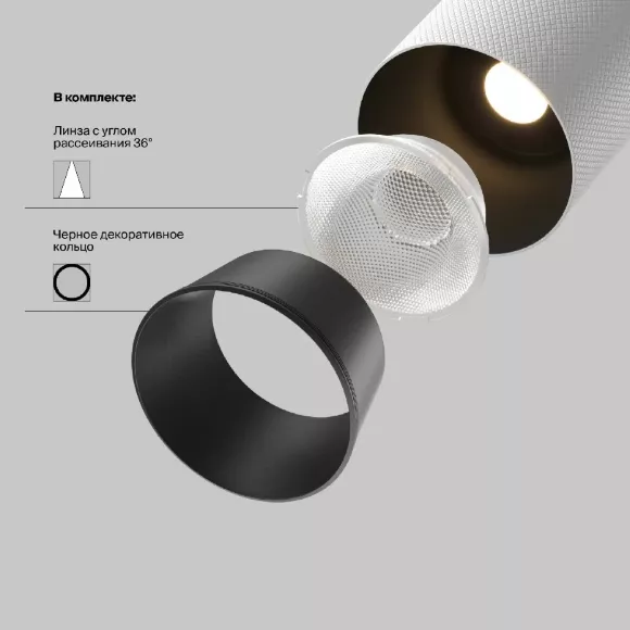 Трековый магнитный светильник Maytoni Artisan TR097-2-12W3K-M-BW