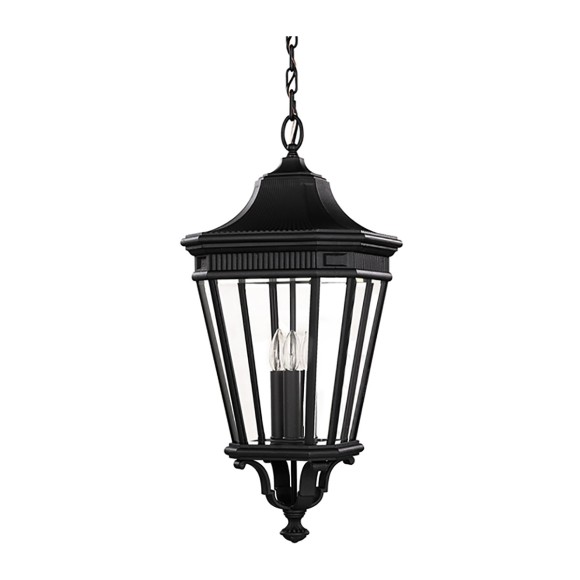 Уличный подвесной светильник Feiss Cotswold Lane FE-COTSLN8-L-BK