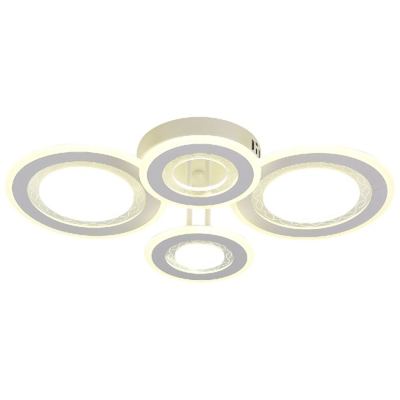 Потолочная светодиодная люстра с пультом управления Natali Kovaltseva Groove LED LAMPS 81196