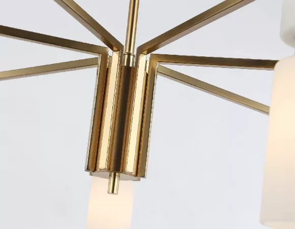 Люстра на штанге Ambrella Light High Light Heigh Light LH56126, Латунь, Белый, Металл, декоративные элементы крупным планом Люстра на штанге Ambrella Light High Light Heigh Light LH56126, Латунь, Белый, Металл, декоративные элементы крупным планом