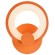 Бра iLedex Ring A001/1 Orange