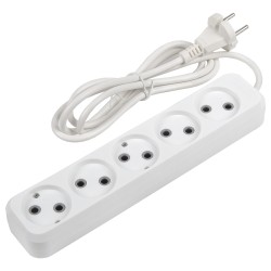 Удлинитель бытовой General GES-10-2x075-5-5m 470085