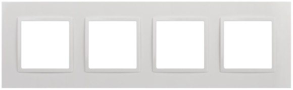Рамка для розеток и выключателей на 4 поста Эра 14-5014-01 Б0060586