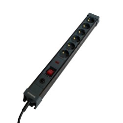 Сетевой фильтр 6-местный с/з Stekker Techno HM22-61-03 50160