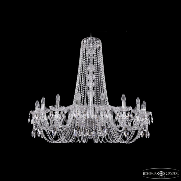 Подвесная люстра Bohemia Ivele Crystal 1402/18/400/h-105 Ni