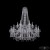 Подвесная люстра Bohemia Ivele Crystal 1403/12+6/300/h-100/2d Ni