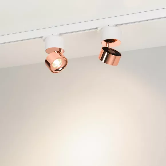 Трековый трехфазный светильник Arlight SP-PLURIO-TRACK-4TR-R77-9W Day4000 038102, 3000, Теплый белый