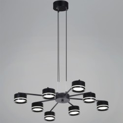 Потолочная люстра Reluce 19490-0.4-4+4 Black