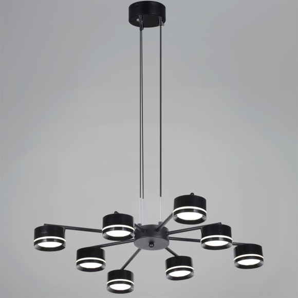 Потолочная люстра Reluce 19490-0.4-4+4 Black