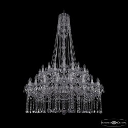 Подвесная люстра Bohemia Ivele Crystal 1413/20+10+5/400/h-164/2d Ni