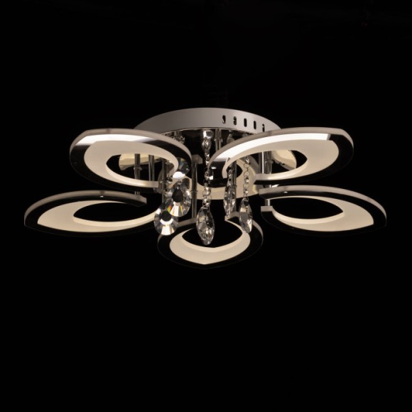 Потолочная светодиодная люстра с пультом управления De Markt Мадлен 424019105