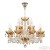 Подвесная люстра Bohemia Ivele Crystal 5402/8+4/195 G Amber/M-1H K721