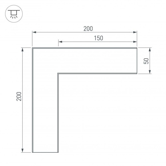 Соединитель профиля Arlight SL-LINE 030116