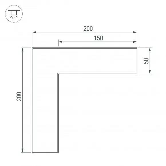 Соединитель профиля Arlight SL-LINE 030116