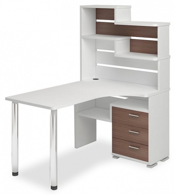 Стол компьютерный Домино СР-132-140 MER_SR-132-140-BESH-CH-PRAV