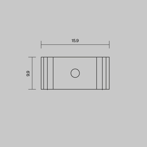 Комплект креплений для профиля 25×42 и 35x51 4шт Maytoni Led Strip ALM-2542-MT