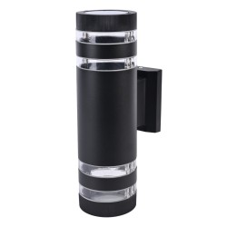 Уличный настенный светильник Uniel UUL-S20A 2x60W/E27 IP65 BLACK UL-00012921