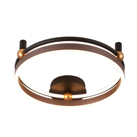 Потолочный светильник Crystal Lux FERNANDO PL48W LED COFFEE/BLACK