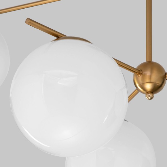 Люстра на штанге Eurosvet Marbella 60147/6 латунь a063851