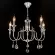 Подвесная люстра Citilux Рига CL437151, Хром, Металл, Арт-деко стиль, декоративные элементы крупным планом
