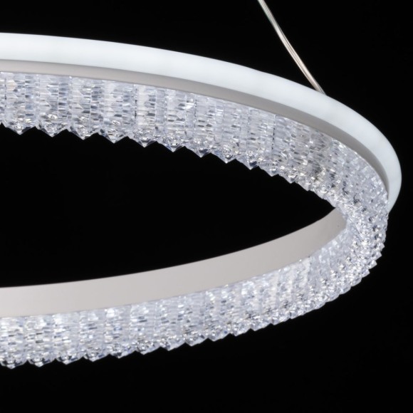 Подвесная светодиодная люстра с пультом управления De Markt Ральф 675016201