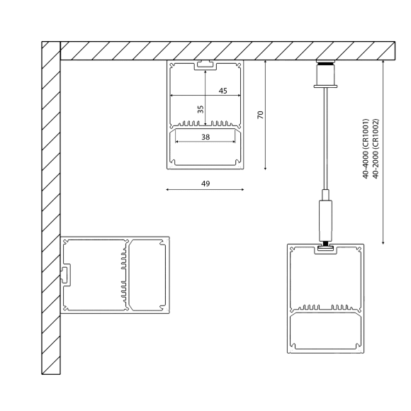 Алюминиевый профиль DesignLed LS.4970-R 010370