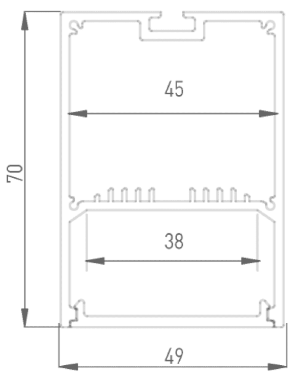 Алюминиевый профиль DesignLed LS.4970-R 010370
