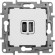 Зарядка USB A-C Legrand Etika Белый 672236