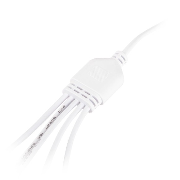 Разветвитель сетевой для линейных светильников Эра 5х IEC C7 2pin+timer (4/8/12 H) 2 м Б0066923