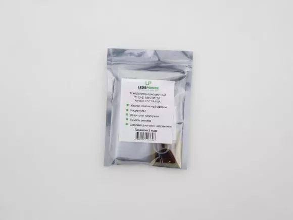 Контроллер одноцветный LEDS POWER T110-S Mini RF 5A 003696 Контроллер одноцветный LEDS POWER T110-S Mini RF 5A 003696