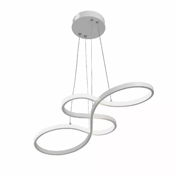 Подвесная люстра Vitaluce V3892-0/1S, Белый, Нейтральный белый, Металл Подвесная люстра Vitaluce V3892-0/1S, Белый, Нейтральный белый, Металл